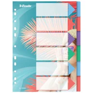 Przekładki do segregatorów - Przekładki Colour"Breeze PP A4, 6 przekładek - miniaturka - grafika 1