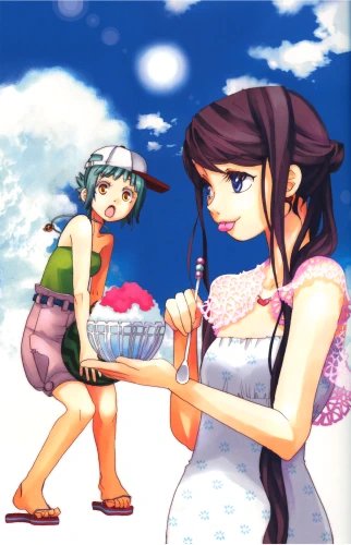 Plakat Anime Manga Amanchu! AMCHU_015 A1+ (custom)