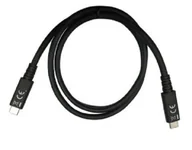 Kable komputerowe i do monitorów - TECHLY Kabel USB-C 4.0 M/M 80cm 40Gbps 100W PD 3A Thunderbolt 4 - miniaturka - grafika 1