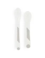 Sztućce dla dzieci - TwistShake Łyżeczka 6m+ 2szt White - miniaturka - grafika 1