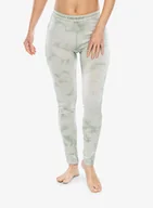 Kalesony - Legginsy termoaktywne damskie Icebreaker Merino 200 Oasis Leggings Cloud Dye - ashen/moss dk/cd - miniaturka - grafika 1