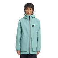 Kurtki damskie - Damska kurtka przeciwdeszczowa Jack Wolfskin TERRAVIEW 2L PARKA W soft jade - XS - miniaturka - grafika 1