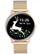 Smartwatch - Gino Rossi SW015-4 Złoty - miniaturka - grafika 1