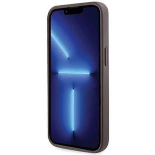 Etui Guess GUHCP13XP4TDSCPW na iPhone 13 Pro Max 6.7" - brązowe Crossbody 4G Metal Logo - Etui i futerały do telefonów - miniaturka - grafika 3
