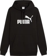 Bluzy męskie - Bluza męska Puma ESS No.1 Logo Hoodie TR czarna 682572 01 M - miniaturka - grafika 1