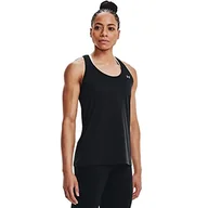 Koszulki i topy damskie - Under Armour Koszulka damska Tech Tank Solid Czarna r XS 1275045-001) 1275045-001 - miniaturka - grafika 1