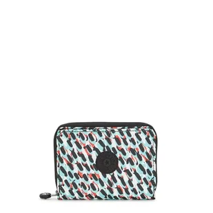 Kipling MONEY LOVE Średni Portfel, Abstract Print White - Torebki damskie - miniaturka - grafika 1