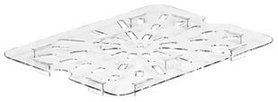 Ociekacz 1/6 z poliwęglanu przezroczysty | CM-60CWD135, CAMBRO - Akcesoria gastronomiczne - miniaturka - grafika 1