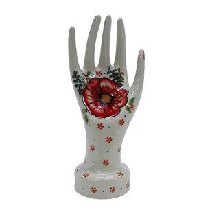 Ceramiczny stojak na biżuterię Bolesławiec - Biżuteria - akcesoria - miniaturka - grafika 1