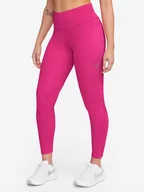 Spodnie sportowe damskie - Nike Legginsy w kolorze różowym do biegania - miniaturka - grafika 1