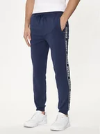 Spodnie sportowe męskie - Guess Spodnie dresowe Z2YB19 K6ZS1 Granatowy Regular Fit - miniaturka - grafika 1