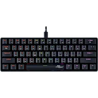 Klawiatury - FROGGIEX Raven Strike FX-PC-K2-B RGB Czarny - miniaturka - grafika 1