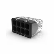 Kostki, złączki, wtyczki - Szybkozłączka mini PC-218S do przewodu typu drut, 0,2-2,5mm2 opk=50szt - miniaturka - grafika 1