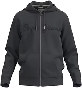 Pepe Jeans Ryan Zip Bluza męska, Czarny (czarny wyblakły), XS - Bluzy męskie - miniaturka - grafika 1