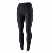 Legginsy - LE1397W Legginsy damskie CASUAL czarny S - miniaturka - grafika 1