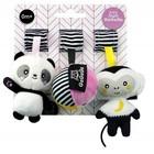 Grzechotki dla dzieci - Pluszowe Zawieszki Panda Małpka Piłka Gagagu - miniaturka - grafika 1