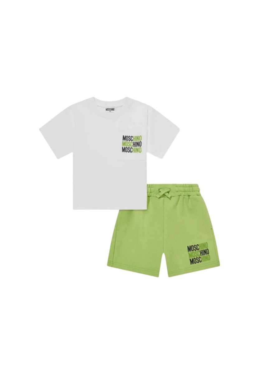 Completo Bambino Moschino HMG00R_LIME