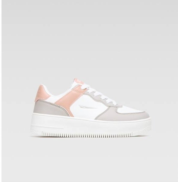 Buty damskie sportowe skórzane jasne Sprandi IVO platform rozmiar 36