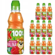 Soki i napoje niegazowane - Kubuś 100% Sok malina marchew jabłko 300 ml x12 sztuk - miniaturka - grafika 1