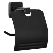Stojaki i wieszaki na papier toaletowy - Uchwyt na papier toaletowy MYKEN czarny - miniaturka - grafika 1