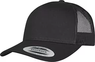 Czapki damskie - Flexfit Unisex Czapka z Daszkiem Retro Trucker, Czarny, Jeden Rozmiar 6506 - miniaturka - grafika 1