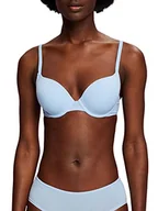 Biustonosze - ESPRIT Bodywear damski żakardowy Stripe RCS seksowny wyściełany biustonosz, pastelowy niebieski, 70 A, niebieski (pastel blue), 70A - miniaturka - grafika 1