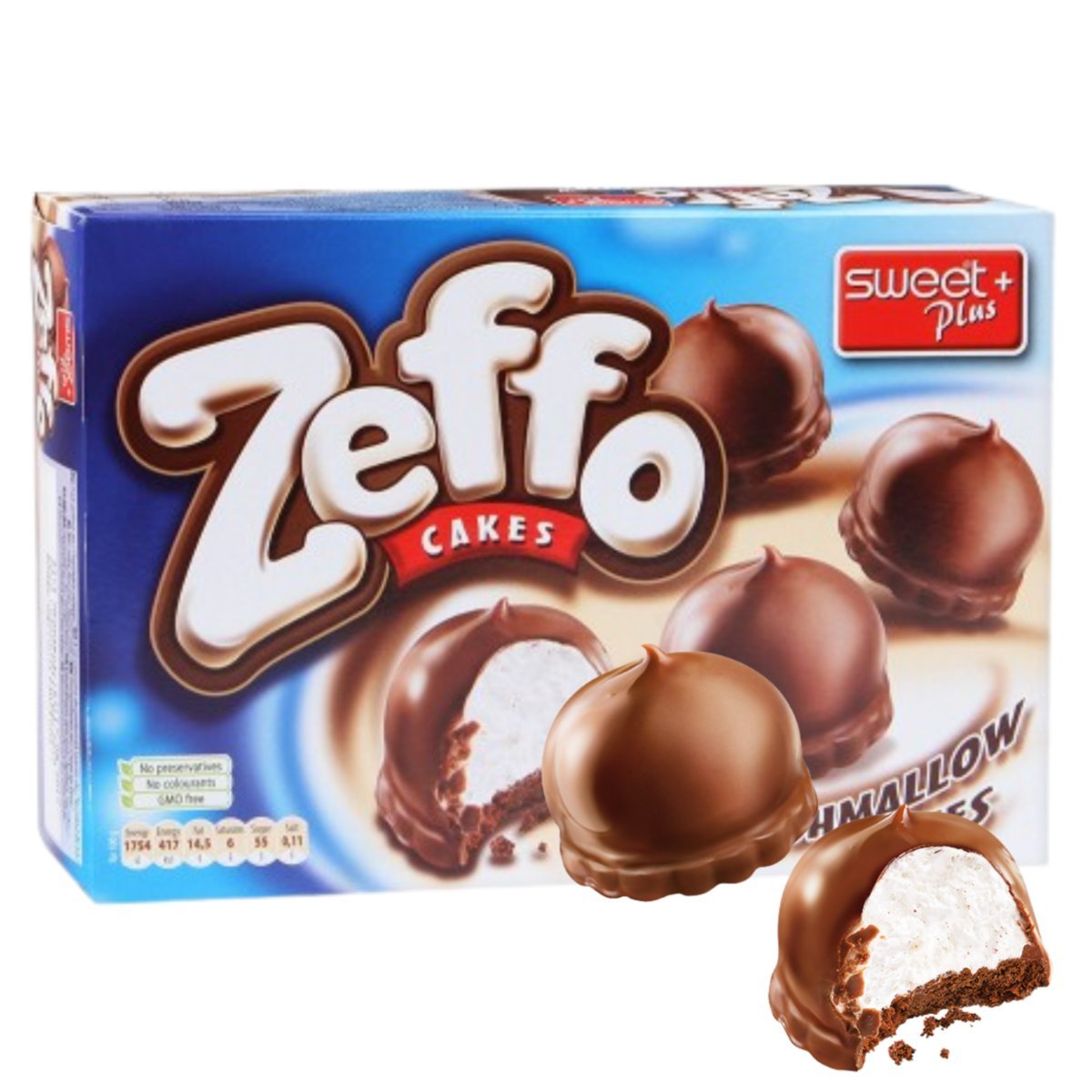 Zeffo Ciastka Kakaowe Z Pianką W Polewie Kakaowo-Mlecznej 150 G