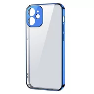 Etui i futerały do telefonów - Joyroom Joyroom New Beauty Series ultra cienkie przezroczyste etui z metaliczną ramką do iPhone 12 Pro Max złoty (JR-BP744) JR-BP744 - miniaturka - grafika 1