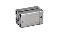 Akcesoria pneumatyczne - Siłownik Pneumatyczny kompaktowy z jednostronnym tłoczyskiem ISO21287. Średnica tłoka 12mm skok 25mm D12x25, FNSKI012.0025 - miniaturka - grafika 1