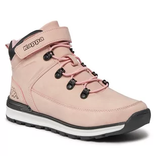 Trzewiki Kappa 371B8CW Pink Lt/Black A0A - Buty dla dziewczynek - miniaturka - grafika 1