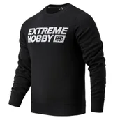 Bluzy sportowe męskie - Extreme Hobby Bluza Bez Kaptura Crewneck BLOCK 2024 - miniaturka - grafika 1