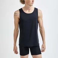 Koszulki sportowe męskie - Męska Koszulka CRAFT CORE DRY SINGLET M 1910448-999000 – Czarny - miniaturka - grafika 1