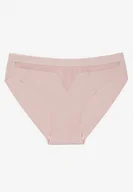 Majtki damskie - Jasnofioletowe Bezszwowe Majtki z Geometrycznym Wzorem Naviva - miniaturka - grafika 1