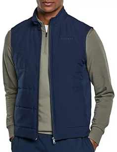 Hackett London Męska bluza z kapturem Essential Gilet FZ, granatowa, XXL, granatowy - Bluzy męskie - miniaturka - grafika 1