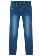 Spodnie i spodenki dla chłopców - Name it Jeansy 13188628 Niebieski Skinny Fit - miniaturka - grafika 1