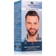 Farby do włosów i szampony koloryzujące - Kallos Glow Lasting Cream Colour trwała farba do włosów dla mężczyzn odcień Medium Blond 60 ml - miniaturka - grafika 1