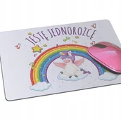 Podkładki pod mysz - Podkładka pod myszkę mysz JEDNOROŻEC z jednorożcem - miniaturka - grafika 1