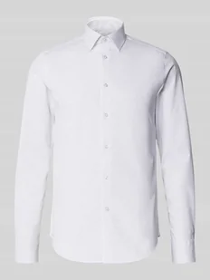 Koszula biznesowa o kroju slim fit z kołnierzykiem typu kent - Koszule męskie - miniaturka - grafika 1