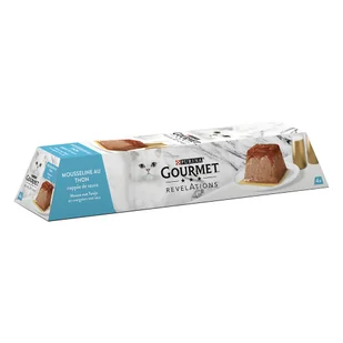 Purina Gourmet 2 + 1 gratis! Revelations, różne rodzaje - Tuńczyk, 12 x 57 g - Mokra karma dla kotów - miniaturka - grafika 3