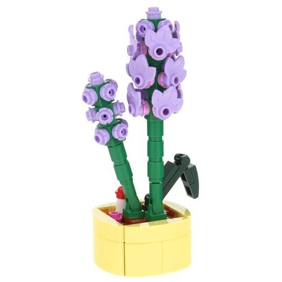 Klocki Konstrukcyjne Kwiaty w Doniczce do Budowania - Lawenda