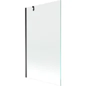 Parawany nawannowe - Mexen Next parawan nawannowy 1-skrzydłowy 90 x 150 cm, transparent, czarny - miniaturka - grafika 1