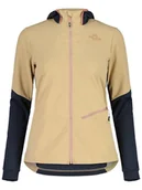 Kurtki i kamizelki sportowe damskie - Maloja Kurtka hybrydowa "MarlingM" w kolorze beżowo-granatowym - miniaturka - grafika 1