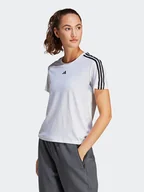 Koszulki sportowe damskie - adidas Koszulka sportowa w kolorze białym - miniaturka - grafika 1