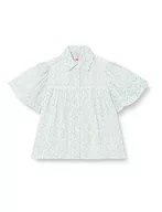 Bluzki damskie - MIMO Dziewczęca (Kids) bluzka z krótkim rękawem 26130134, turkusowa, 146, turkusowy, 146 cm - miniaturka - grafika 1