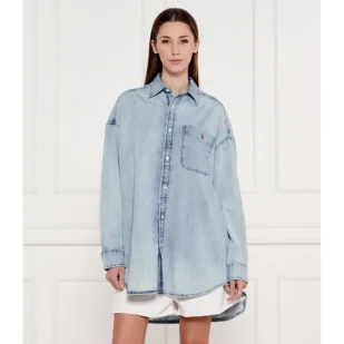 POLO RALPH LAUREN Jeansowa koszula Relaxed fit - Koszule damskie - miniaturka - grafika 1