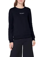 Bluzy damskie - Armani Exchange Bluza damska, niebieski, M - miniaturka - grafika 1