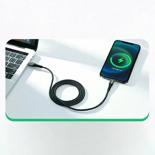 Joyroom kabel przewód USB Typ C - Lightning Power Delivery 20W 2,4A 1,2m czarny (S-1224K2 Black) - Kable USB - miniaturka - grafika 10