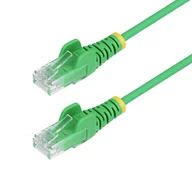 Kable miedziane - StarTech N6PAT100CMGNS kabel sieciowy Zielony 1 m Cat6 U/UTP (UTP) - miniaturka - grafika 1