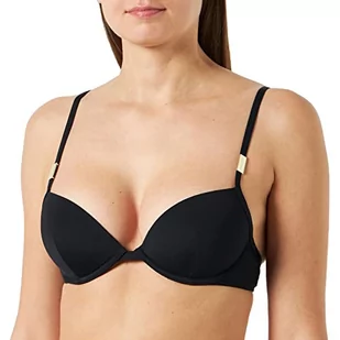 Calvin Klein Biustonoszki push-up damskie, Pvh Black, 90C - Biustonosze - miniaturka - grafika 1