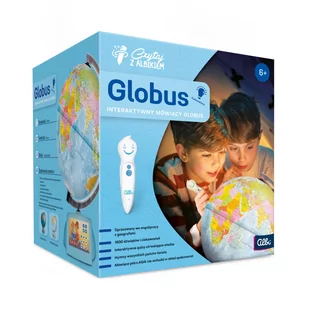 Czytaj z Albikiem: Interaktywny Mówiący Globus - Gry planszowe - miniaturka - grafika 1